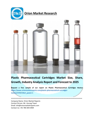 Plastic Pharmaceutical Cartridges Market