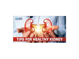 Tips For Healthy Kidney
