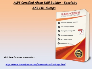 Latest AXS-C01 Exam Questions Answers - AXS-C01 Dumps PDF DumpsForSure