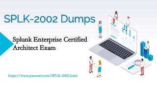 Splunk Enterprise Architect SPLK-2002 Dumps