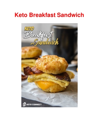 Keto Breakfast Sandwich