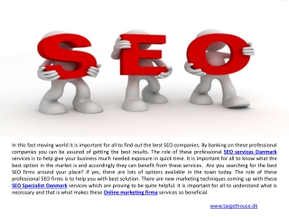 SEO Services Aberdeen & Bedste SEO firma Danmark