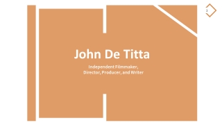 John Eric DeTitta - Regarded as a Technology Innovator