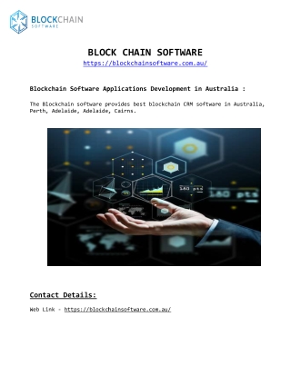 Blockchain Software Development