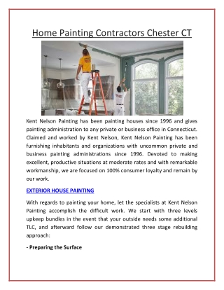 Interior House Painting Haadam CT