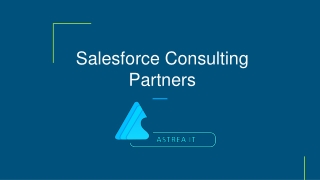 Salesforce Partners | Salesforce Consulting Services