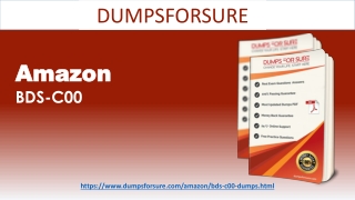 Latest Download 2020 BDS-C00 Dumps In Just 24 Hours - Dumpsforsure