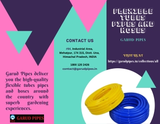 Buy Flexible Tubes Pipes And Hoses Online