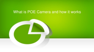 What is POE Camera and how it works