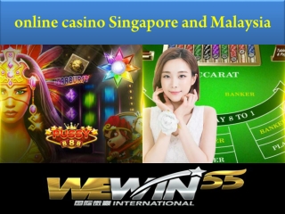 The number of online casino in Singapore and Malaysia