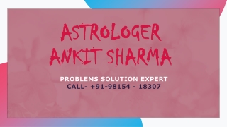 Best Astrology services for all kinds of problems in life.