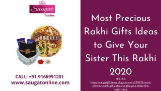 10 Most Precious Rakhi Gifts Ideas to Give Your Sister This Rakhi 2020