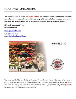 Florist Irvine | GO FLOWERFUL