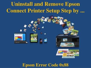 Uninstall and Remove Epson Connect Printer Setup Step by ...