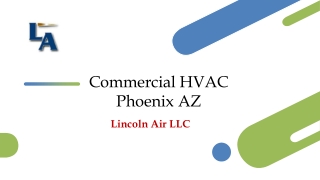 Commercial Heating and Cooling HVAC Services in Phoenix, AZ