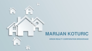 Realtor In Greater Toronto Area, Marijan Koturic