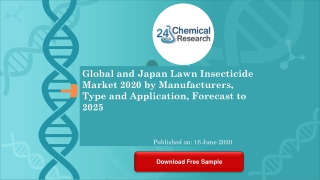 Global and Japan Lawn Insecticide Market 2020 by Manufacturers, Type and Application, Forecast to 20