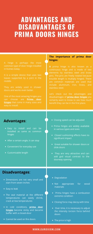 Advantages and disadvantages of prima doors hinges