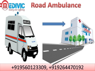 Hire Top Road Ambulance Service in Patna and Gaya by Medivic Ambulance