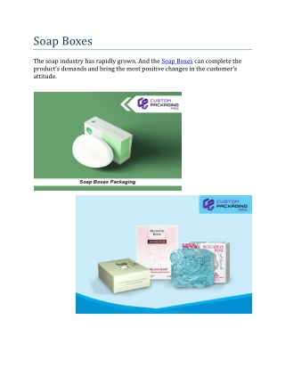 Soap Boxes