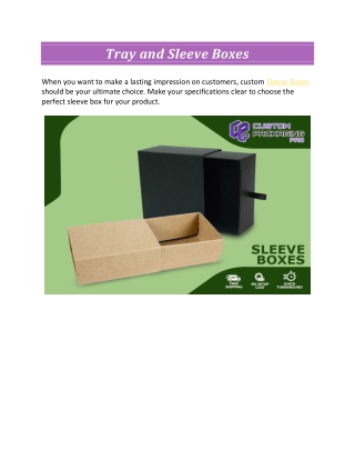 Sleeve Packaging