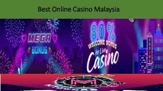Best online casino malaysia