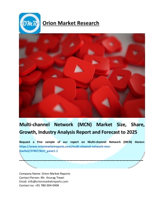 Multi-channel Network (MCN) Market