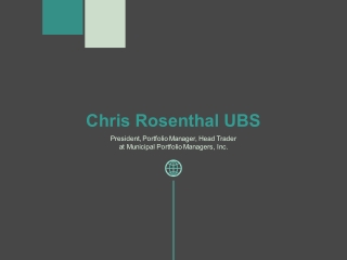 Chris D Rosenthal - Possesses Outstanding Management Skills