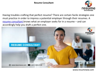 Resume Consultant