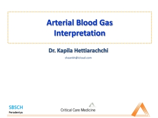 Arterial Blood Gas Interpretation