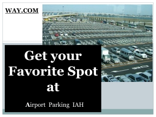 airport parking iah