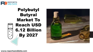 Polyvinyl Butyral Market Size, Strategic Assessment, Market Growth and Forecasts to 2027
