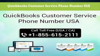 Quickbooks Customer Service Phone Number USA