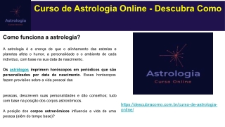 Google Slides - Curso de Astrologia Online - Descubra Como