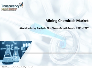 Mining Chemicals Market is Expected to Expand at an Impressive Rate by 2027