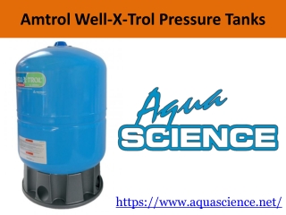 Amtrol Well-X-Trol Pressure Tanks