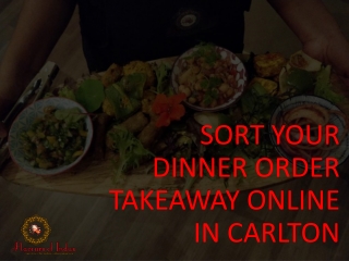 Sort Your Dinner. Order Takeaway Online in Carlton