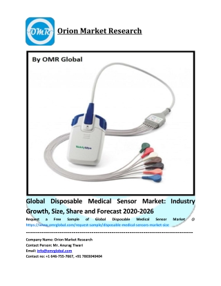 Global Disposable Medical Sensor Market Size, Share, Analysis, Industry Report and Forecast to 2025