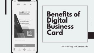 Thinking of Using Digital Business Card But Don't Know How It is Work?