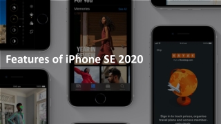 iPhone SE 2020 Features