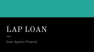 All About LAP Loan