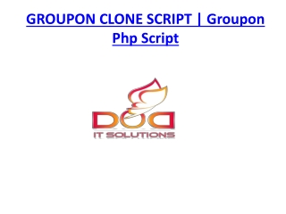 GROUPON CLONE SCRIPT | Groupon Php Script