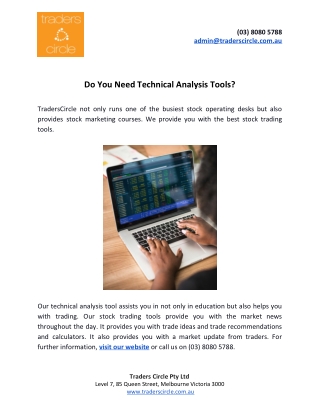 Do You Need Technical Analysis Tools?