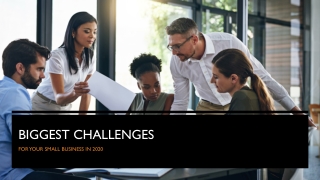 Biggest Challenges for Your Small Business in 2020