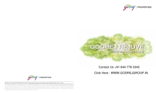Godrej Rejuve Pune Keshav Nagar Pune | Features That Facilities Convenience | Special Plan 10:90