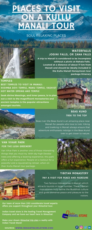 Places to visit on a Kullu Manali Tour | Kullu Manali Tour Package