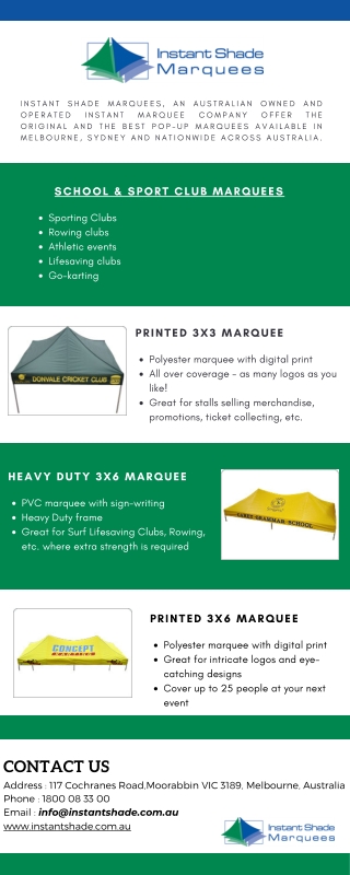 Get Professional Custom printed Tents and Pop Up Tents