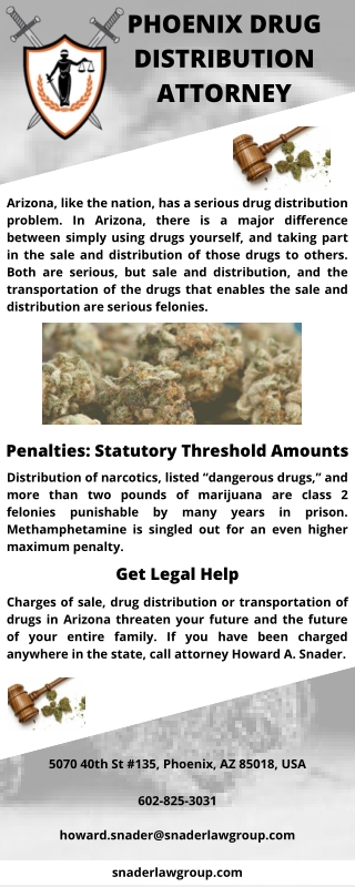 PHOENIX DRUG DISTRIBUTION ATTORNEY