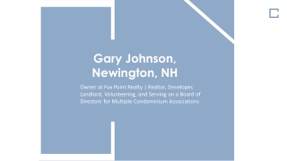 Gary Johnson (Portsmouth NH) - Owner at Fox Point Realty