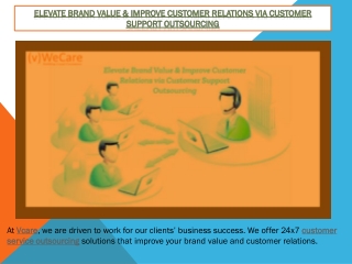Why You Should Outsource Customer Care to Experienced Vendors?